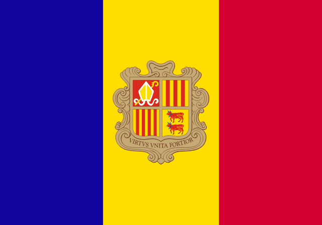 Flagge von Andorra