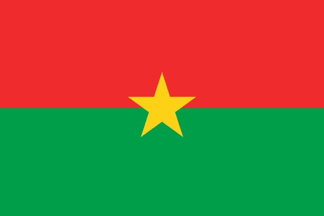 Bandera de Burkina Faso