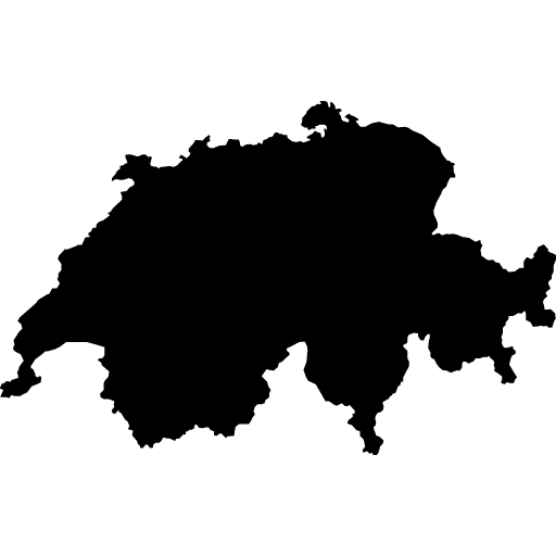 Umriss von Schweiz
