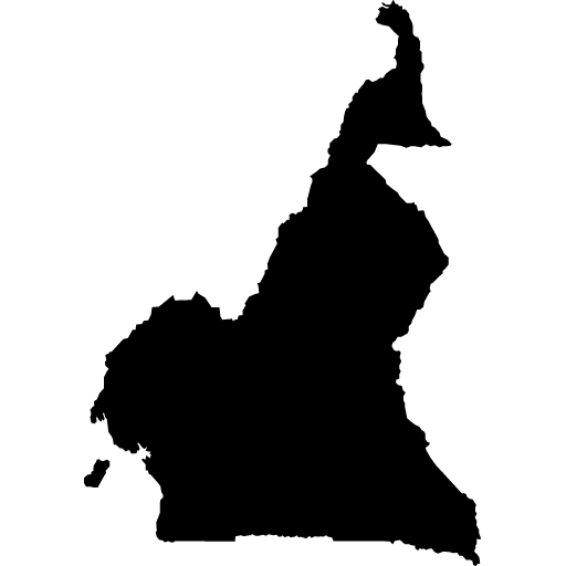 Umriss von Kamerun