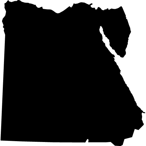 Umriss von Ägypten