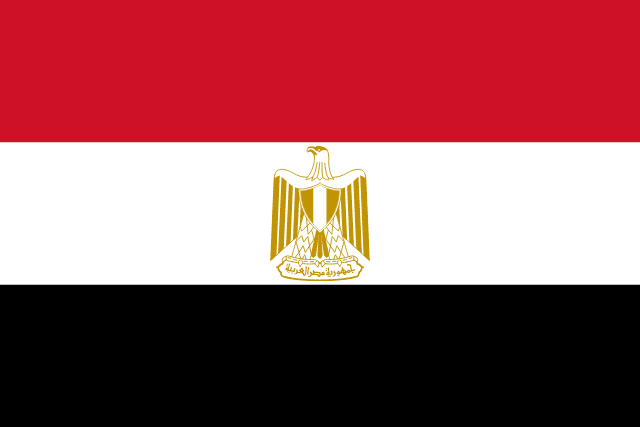Bandera de Egipto