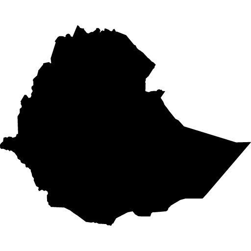 Umriss von Äthiopien