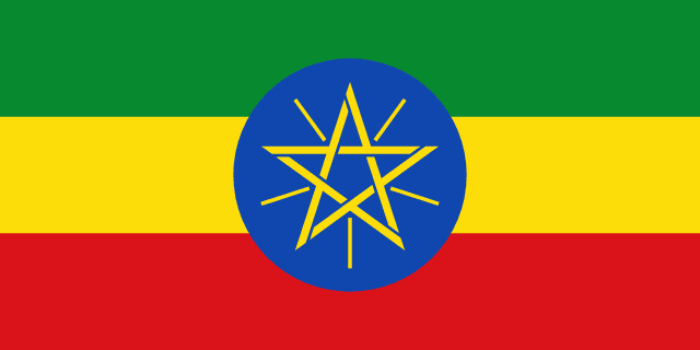 Bandera de Etiopía
