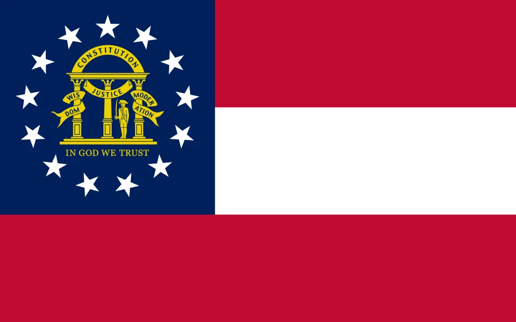 Flagge von Georgia