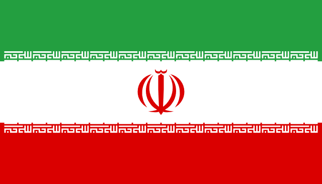 Flagge von Iran
