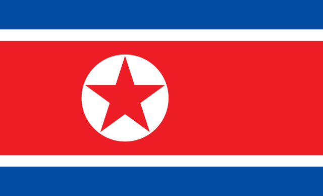 Flagge von Nordkorea