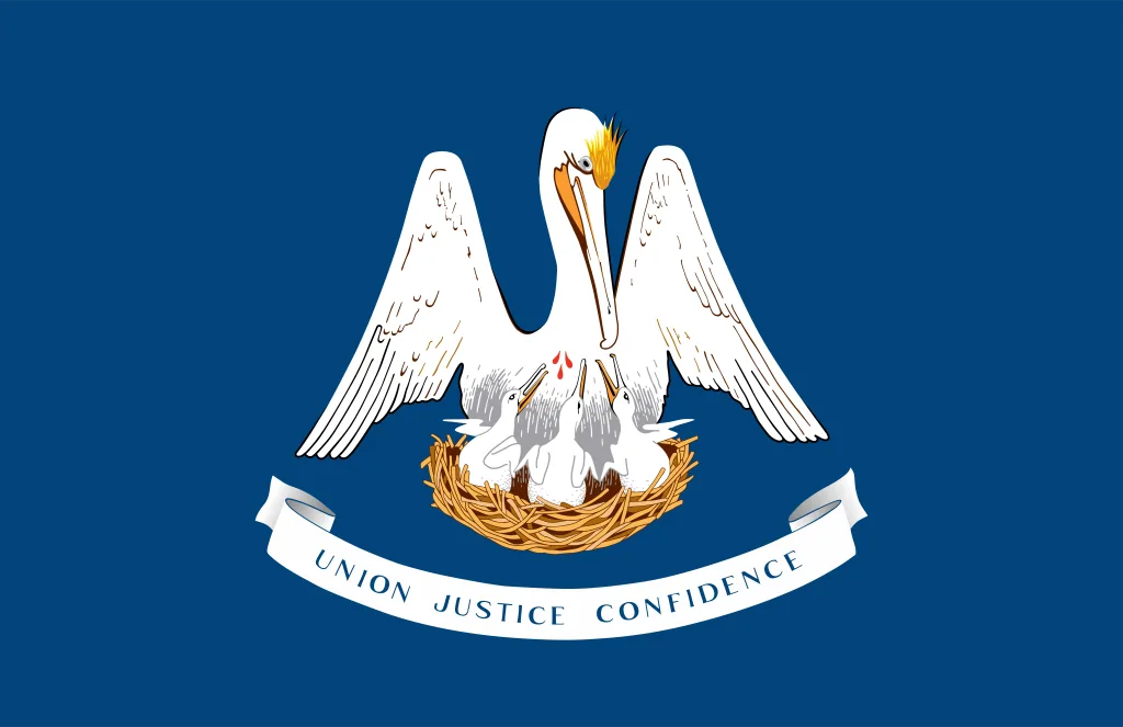 Flagge von Louisiana