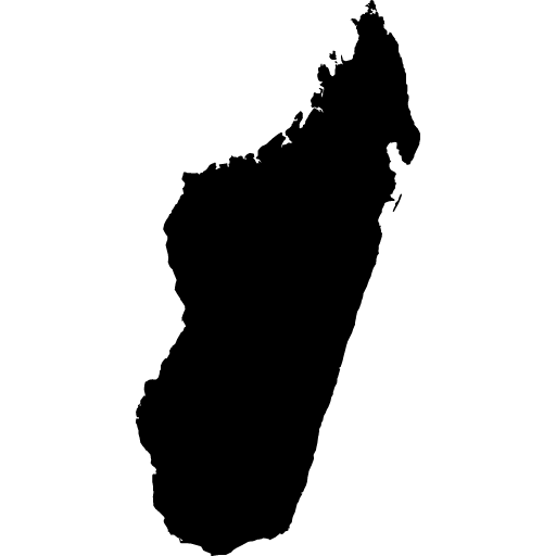 Umriss von Madagaskar