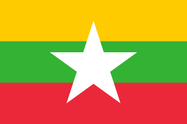 Flagge von Myanmar