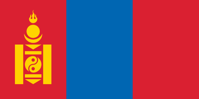 Flagge von Mongolei