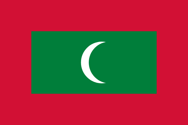 Flagge von Malediven