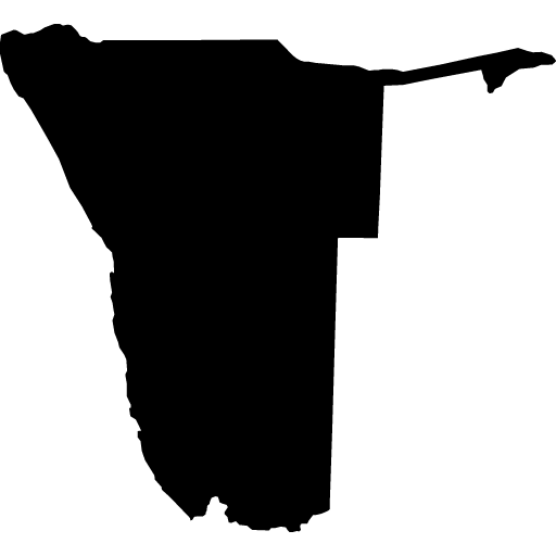 Umriss von Namibia