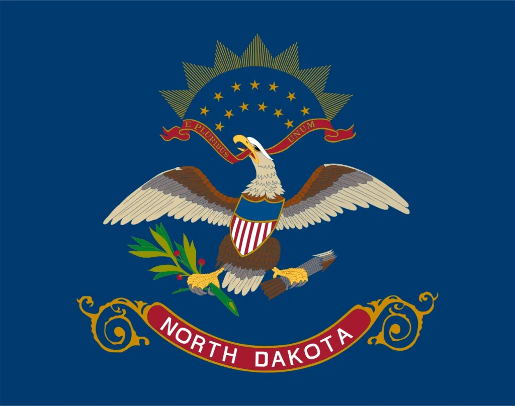 Flagge von North Dakota
