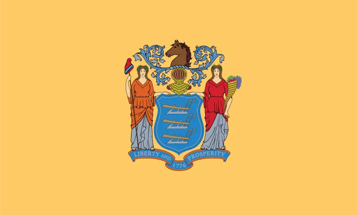 Flagge von New Jersey