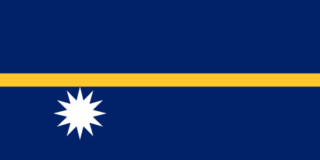 Bandera de Nauru