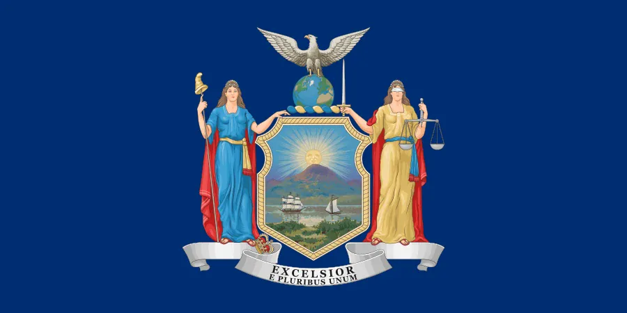 Flagge von New York