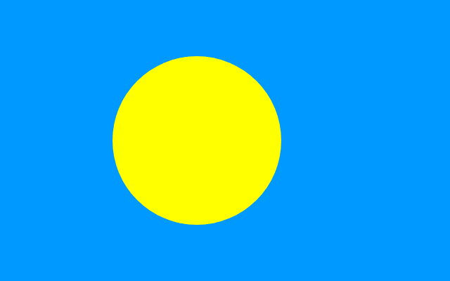 Bandera de Palau