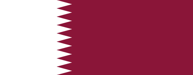 Flagge von Katar