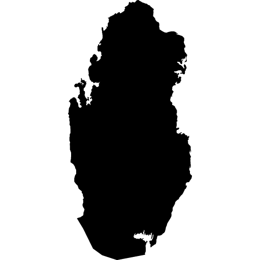 Umriss von Katar