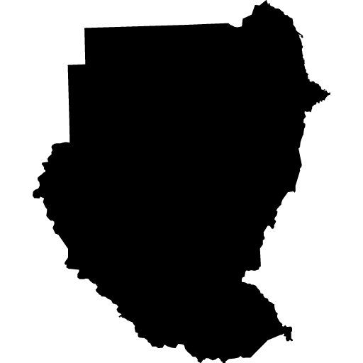 Umriss von Sudan