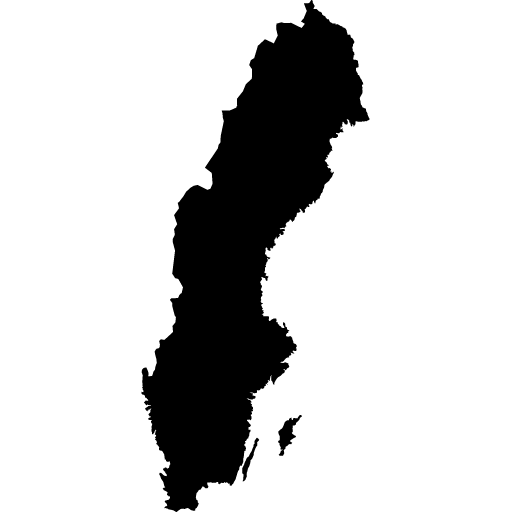 Umriss von Schweden