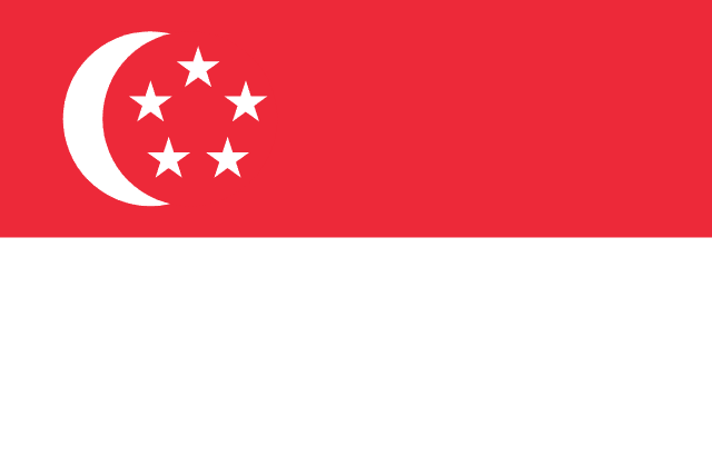 Flagge von Singapur