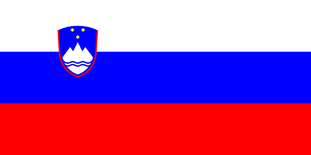 Flagge von Slowenien