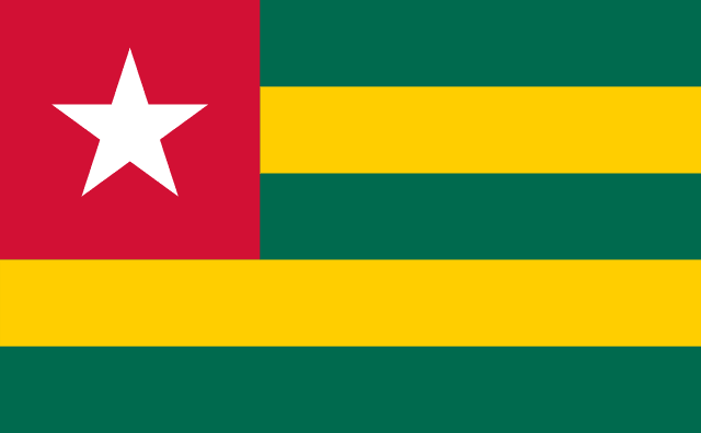 Bandera de Togo
