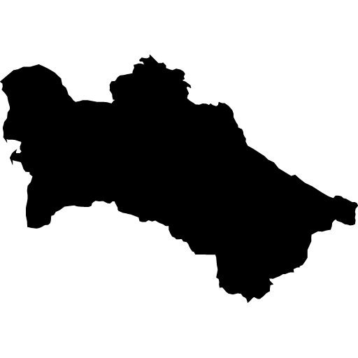 Umriss von Turkmenistan