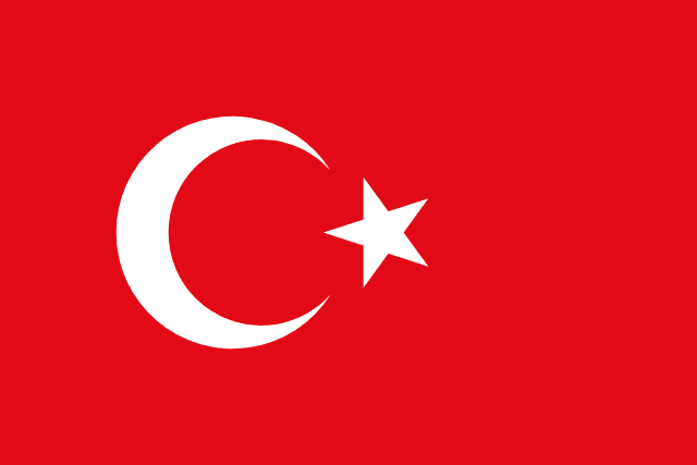 Flagge von Türkei