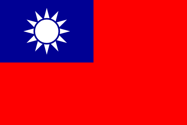 Flagge von Taiwan