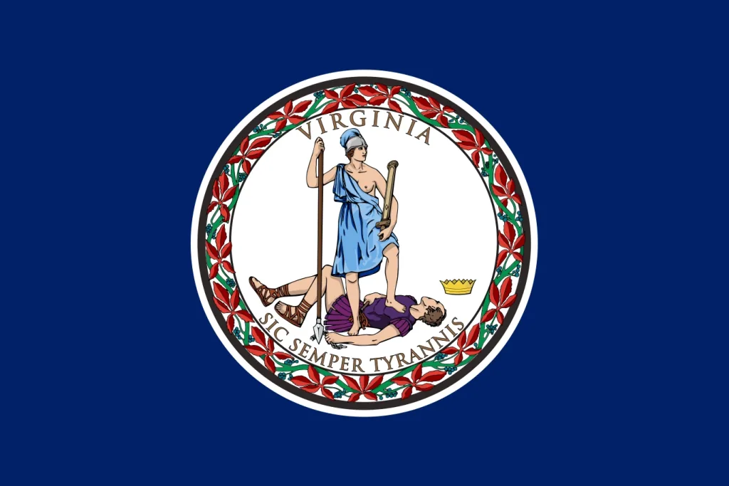 Flagge von Virginia