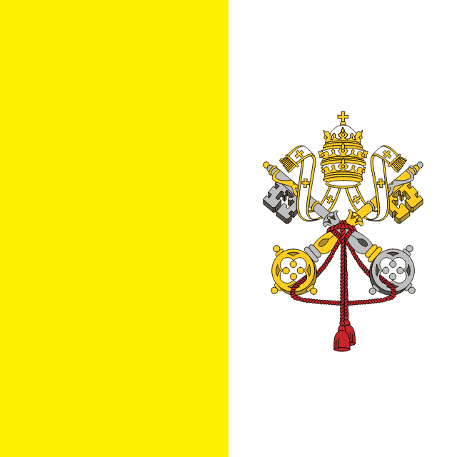 Flagge von Vatikanstadt