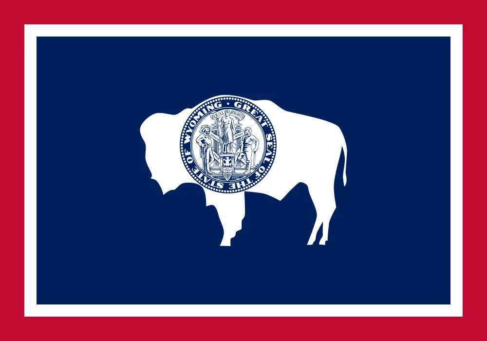 Flagge von Wyoming
