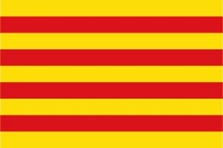 Flagge von Katalonien