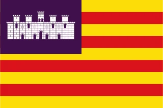 Flagge von Balearische Inseln