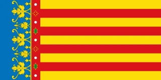 Flagge von Valencianische Gemeinschaft